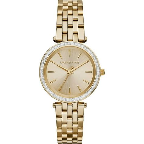 small gold michael kors watch|mini dial designer watch gold.